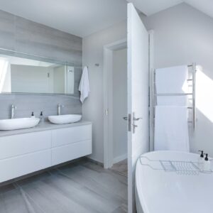 White Bathroom Interior